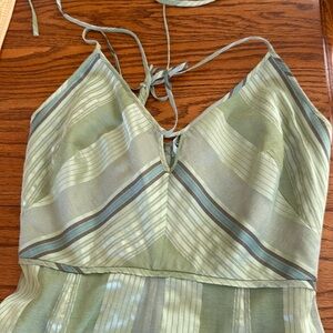 Cotton halter sundress